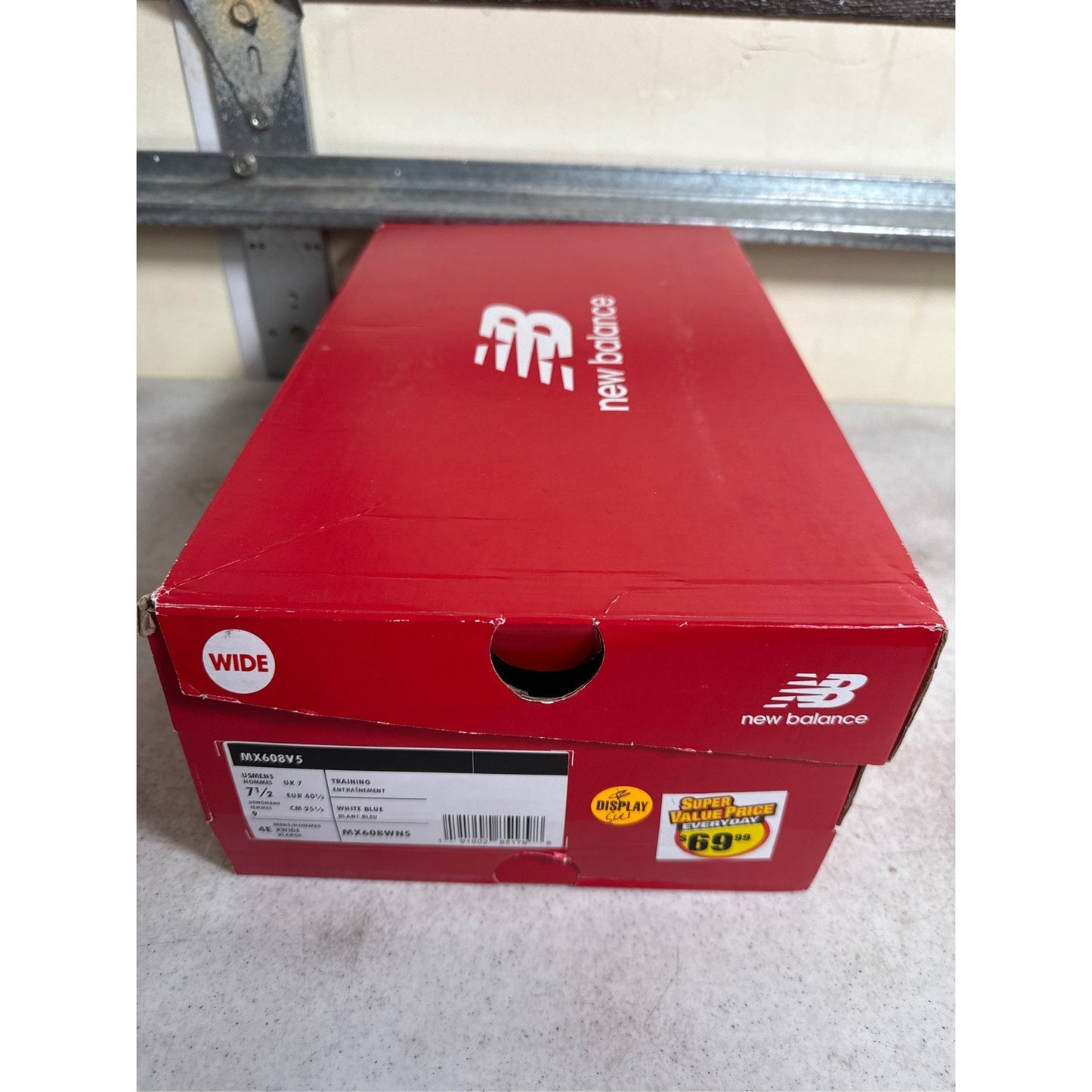 New Balance 608 v5 Men's Training Shoes Size 7.5 4E