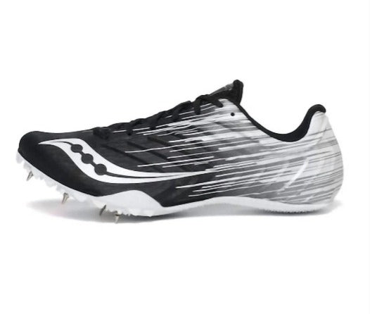 Saucony Spitfire 5 Men's Track Spikes - Black/White, Size 11