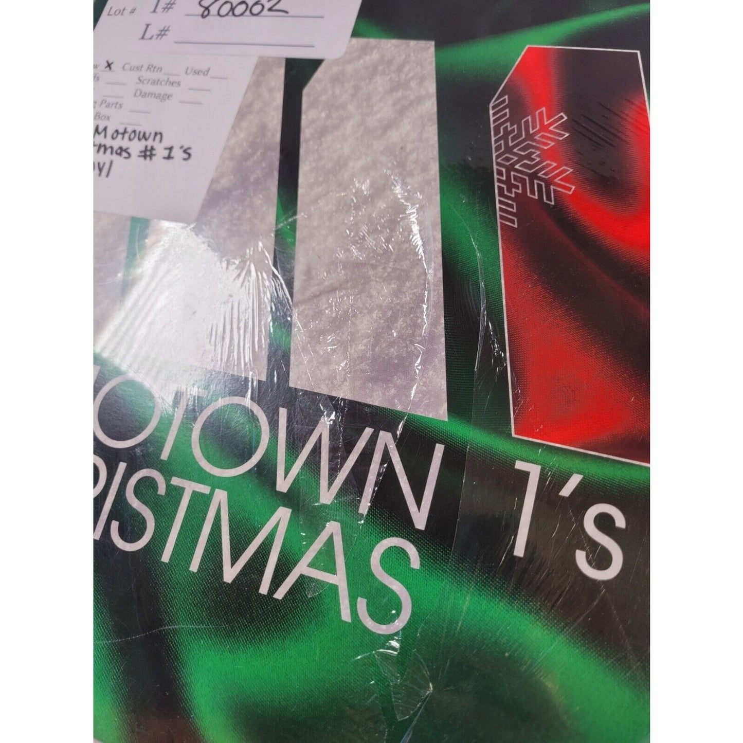 Motown Christmas #1's Exclusive Limited Edition 2x Vinyls, Outer Plastic Torn
