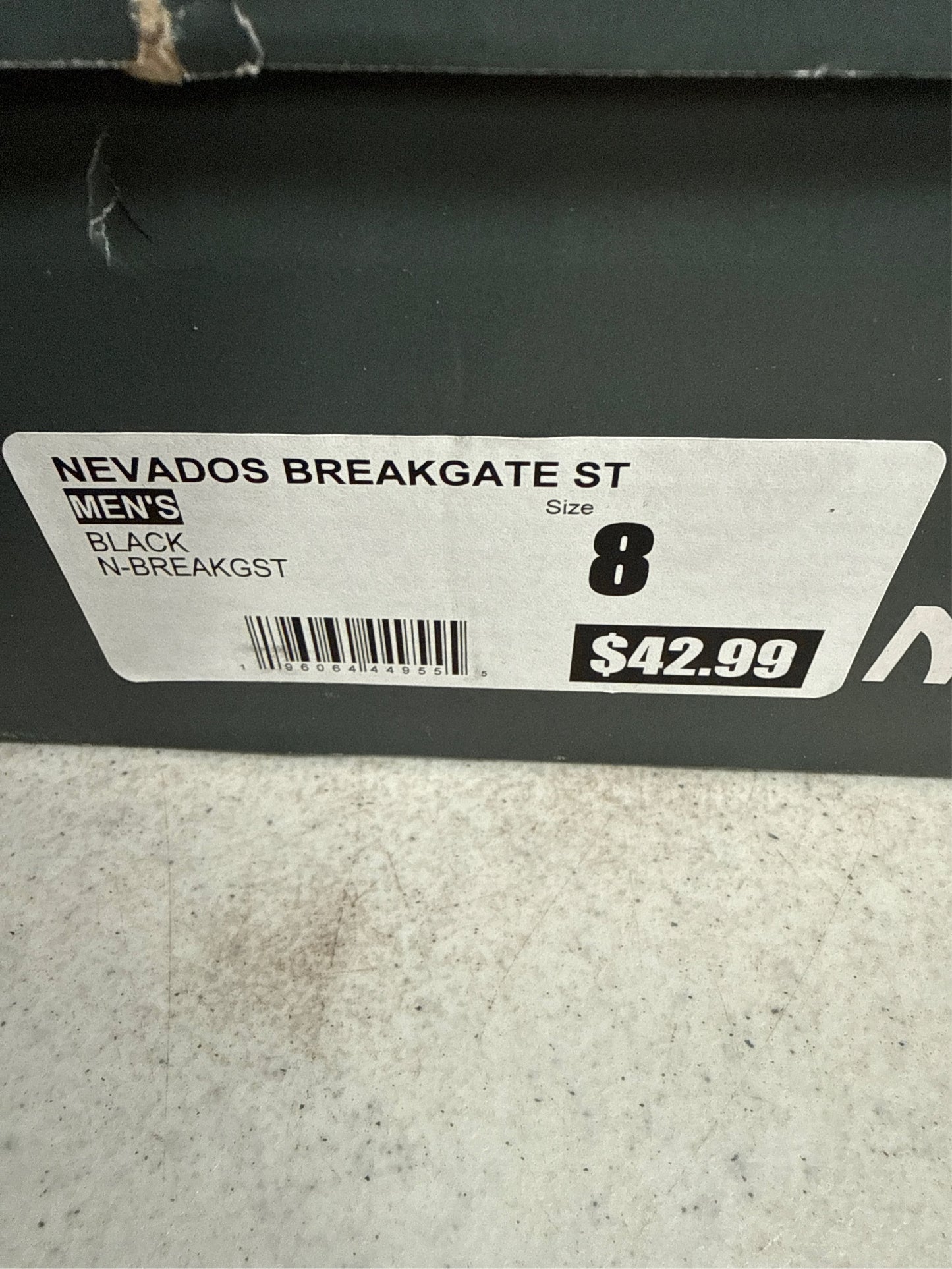 Nevados Breakgate Men's Steel Toe Work Boots - Black, Size 8