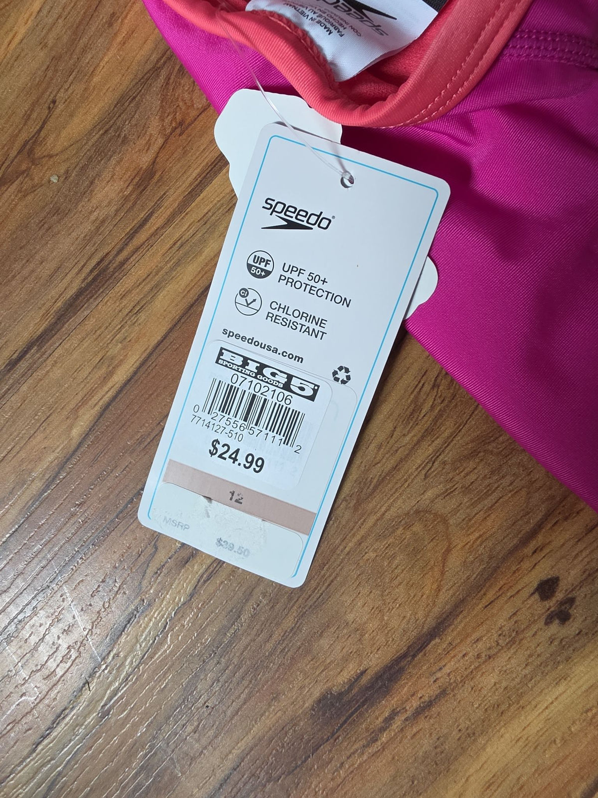 Speedo Women's Solid Propel Back One-Piece Swimsuit