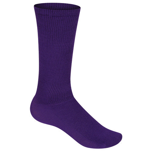 EcoSox Premier Soccer Socks - 2 Pack, Purple, Size 5-7