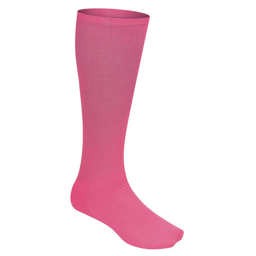 EcoSox Premier Soccer Socks - 2-Pack, Bright Pink, Size 5-7