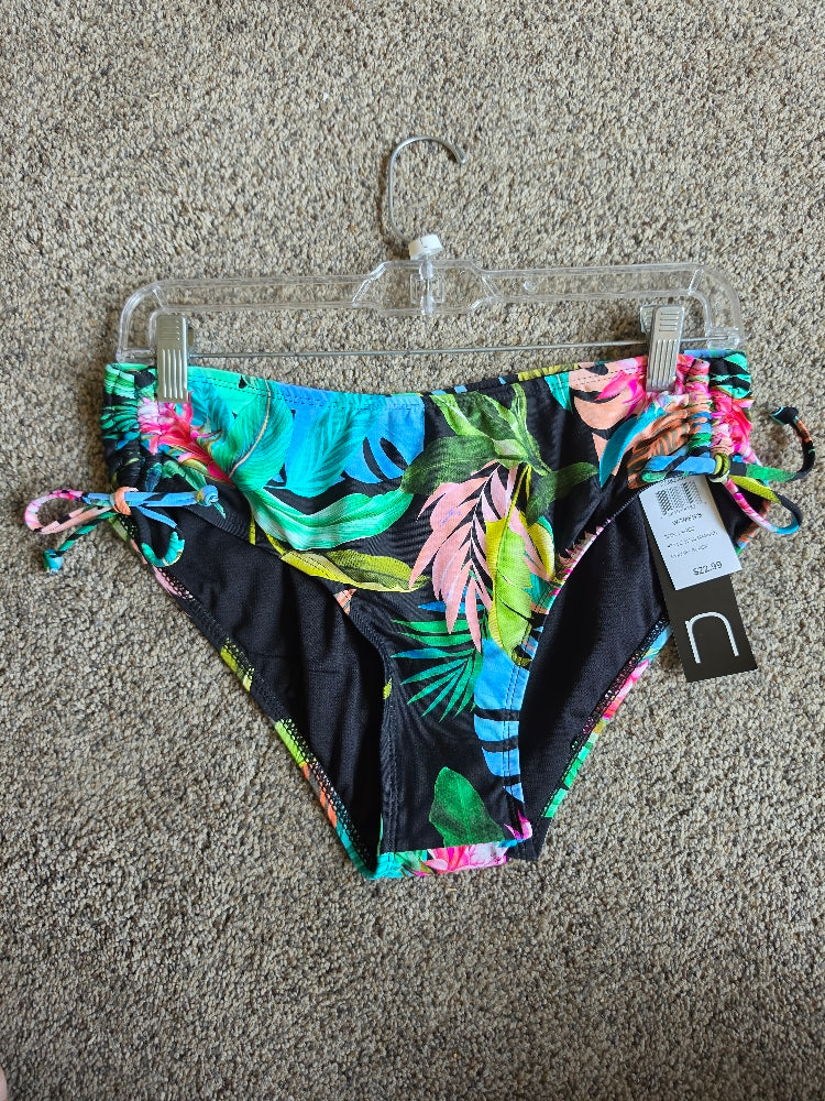 Nani Swimwear Women's Midnight Bloom Stay Cinch Bikini Bottoms