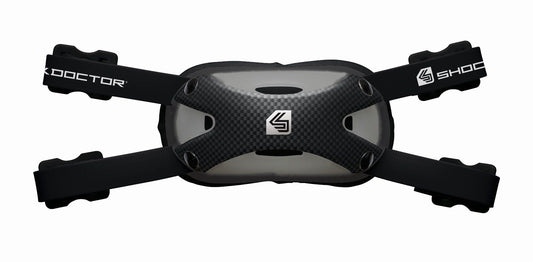 Shock Doctor Ultra Carbon Football Chin Strap - Black, L/XL
