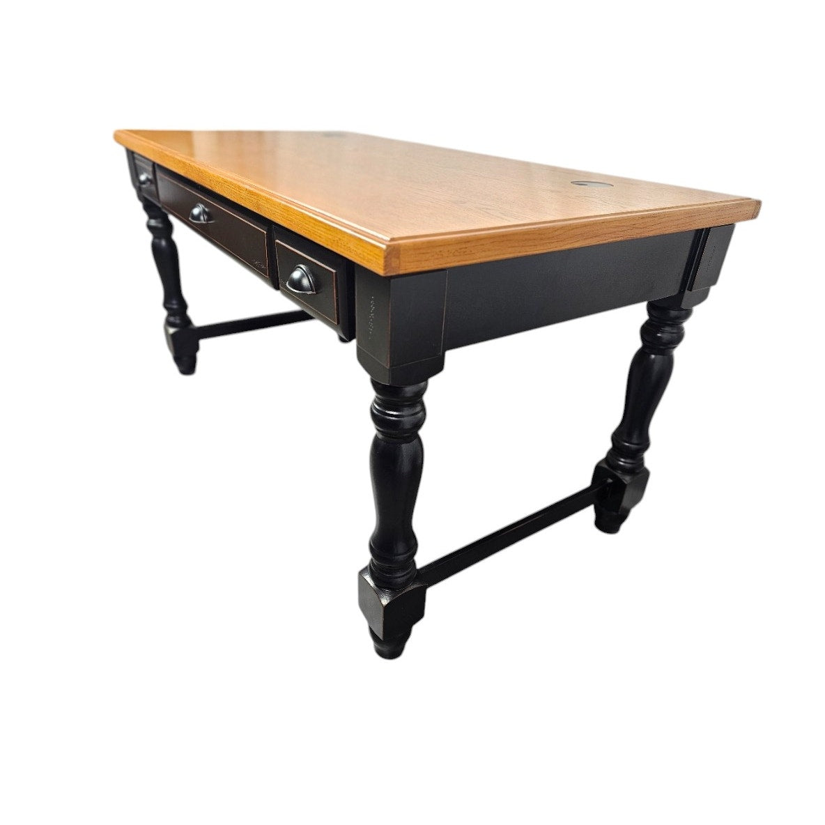 Hardwood Writing Table Desk with Storage Drawers