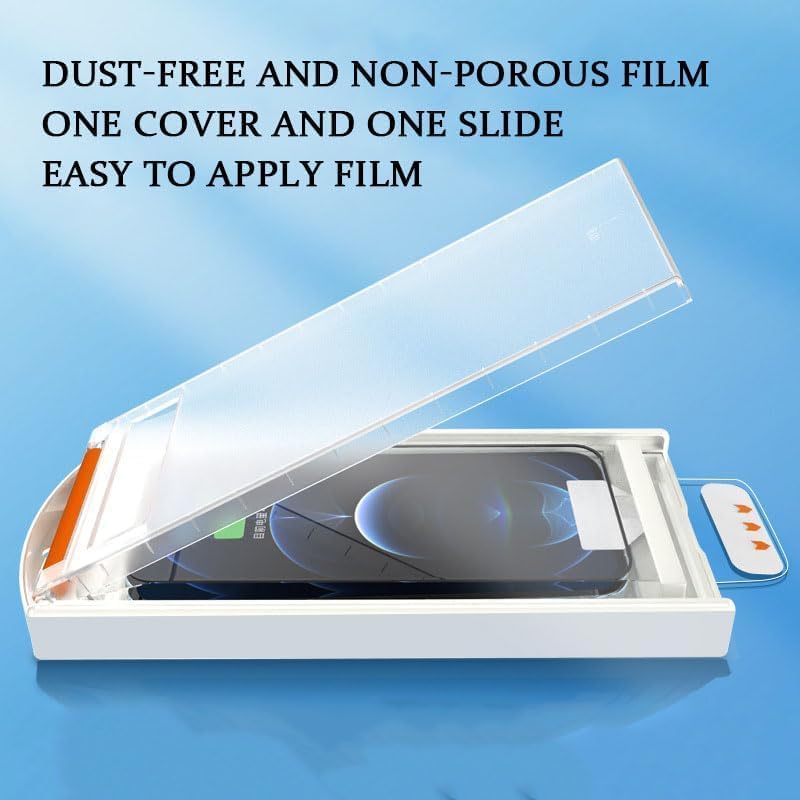 Funcat Screen Protector, Invisible Artifact Screen Protector - Dust Free Without Bubbles, for iPhone 12-15 Series (iphone 14Pro)