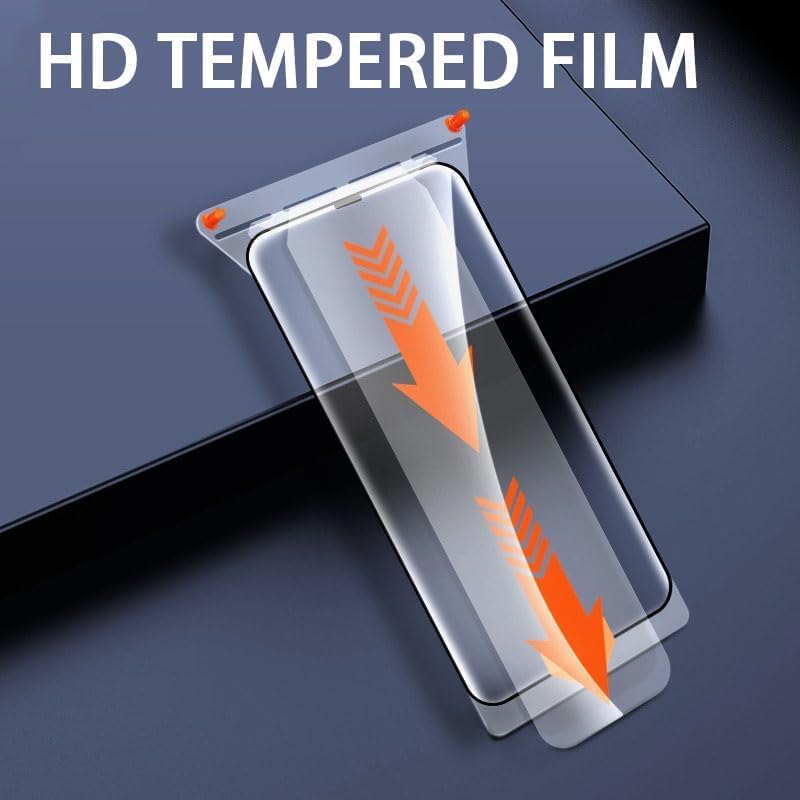 Funcat Screen Protector, Invisible Artifact Screen Protector - Dust Free Without Bubbles, for iPhone 12-15 Series (iphone 14Pro)