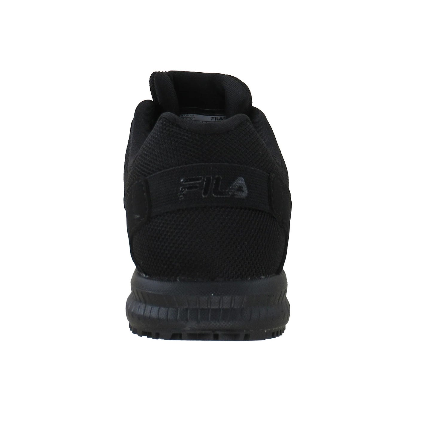 Fila Women's Slip Resistant Memory Layers Evo SR WR Shoes - Black, 7.5
