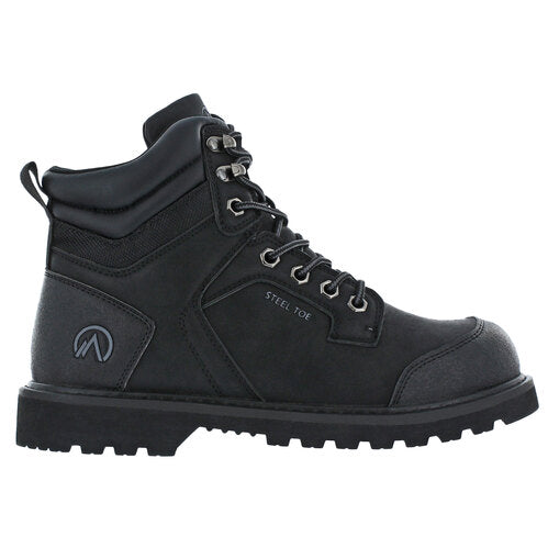 Nevados Breakgate Men's Steel Toe Work Boots - Black, Size 8