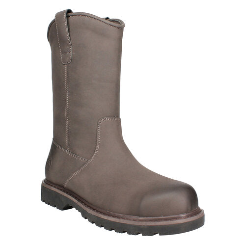 Nevados Men's Surrey Steel Toe Work Boots - Brown, Size 7.5