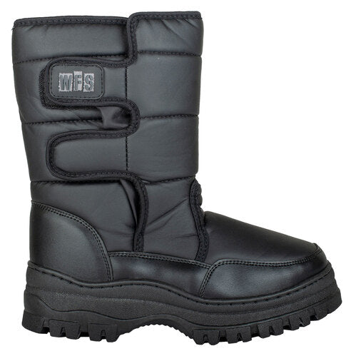 World Famous Sports Men's Snowjogger Winter Boots - Black, Size 13