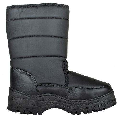 World Famous Sports Men's Snowjogger Winter Boots - Black, Size 13