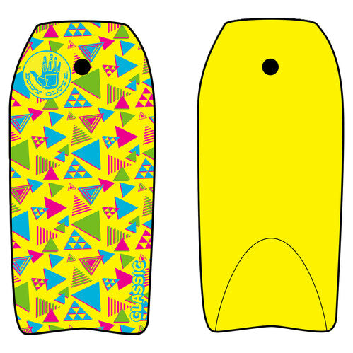 Body Glove Classic 33" Bodyboard - Multicolor Geometric Pattern