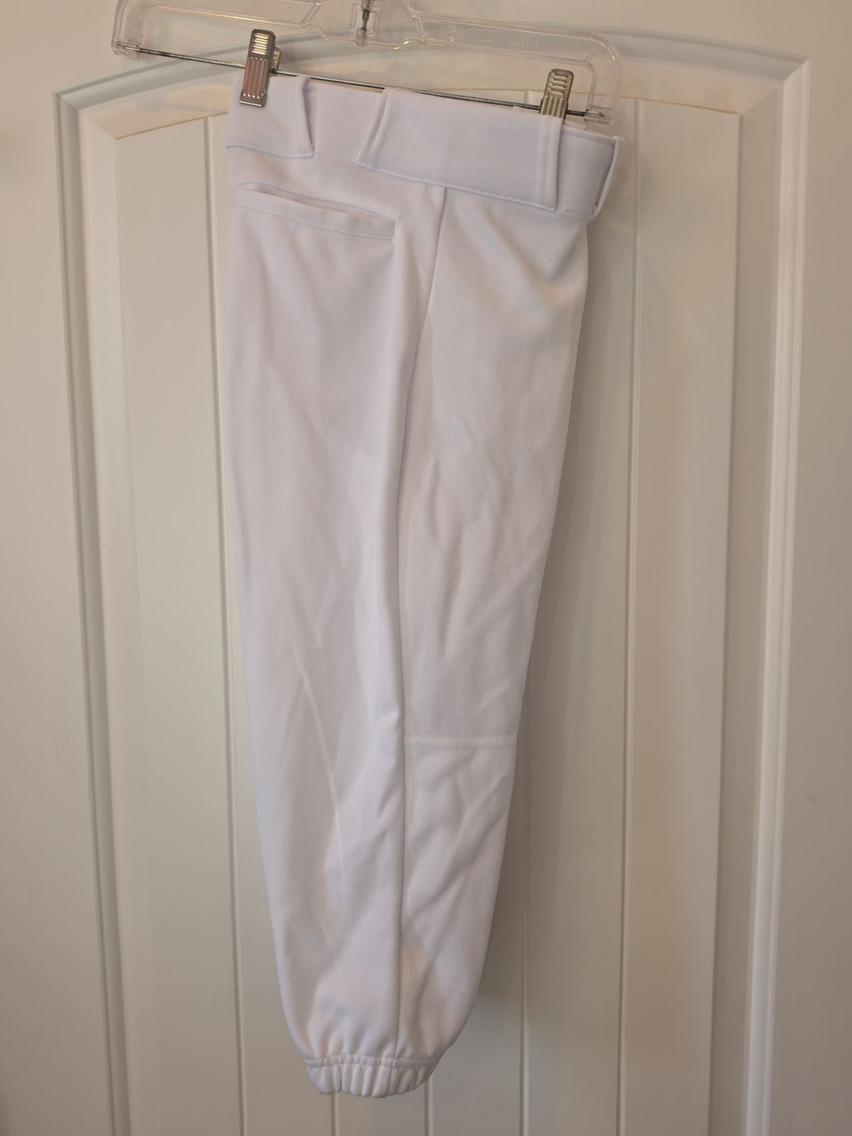 Easton Youth Hit and Run Kicker Baseball Pants, White, Size L