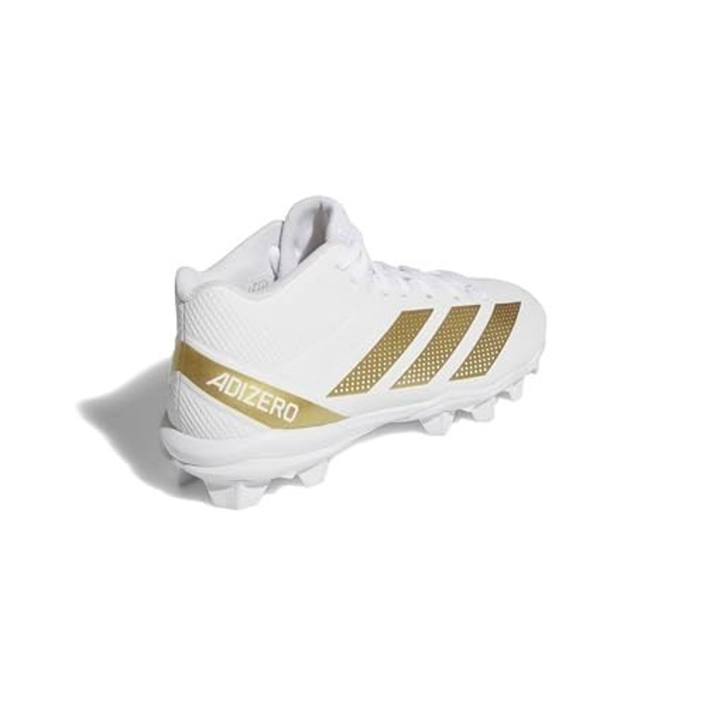 adidas Adizero Impact.2 Men's Football Cleats - White/Gold Metallic, Size 10.5 D