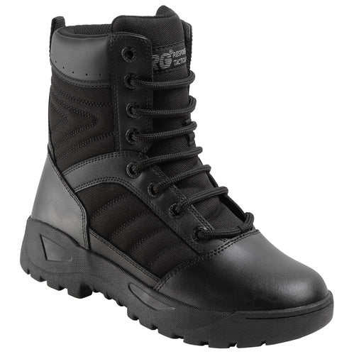 Response Gear Women's Side-Zip 3.0 Tactical Service Boots - Black, Size 7.5