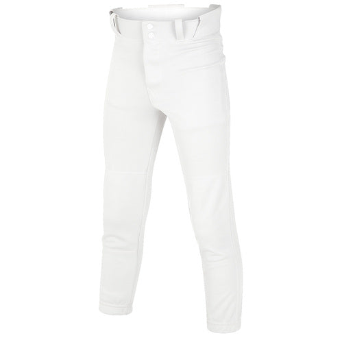 Champro Youth Classic Elastic-Bottom Baseball Pants - White, Size L