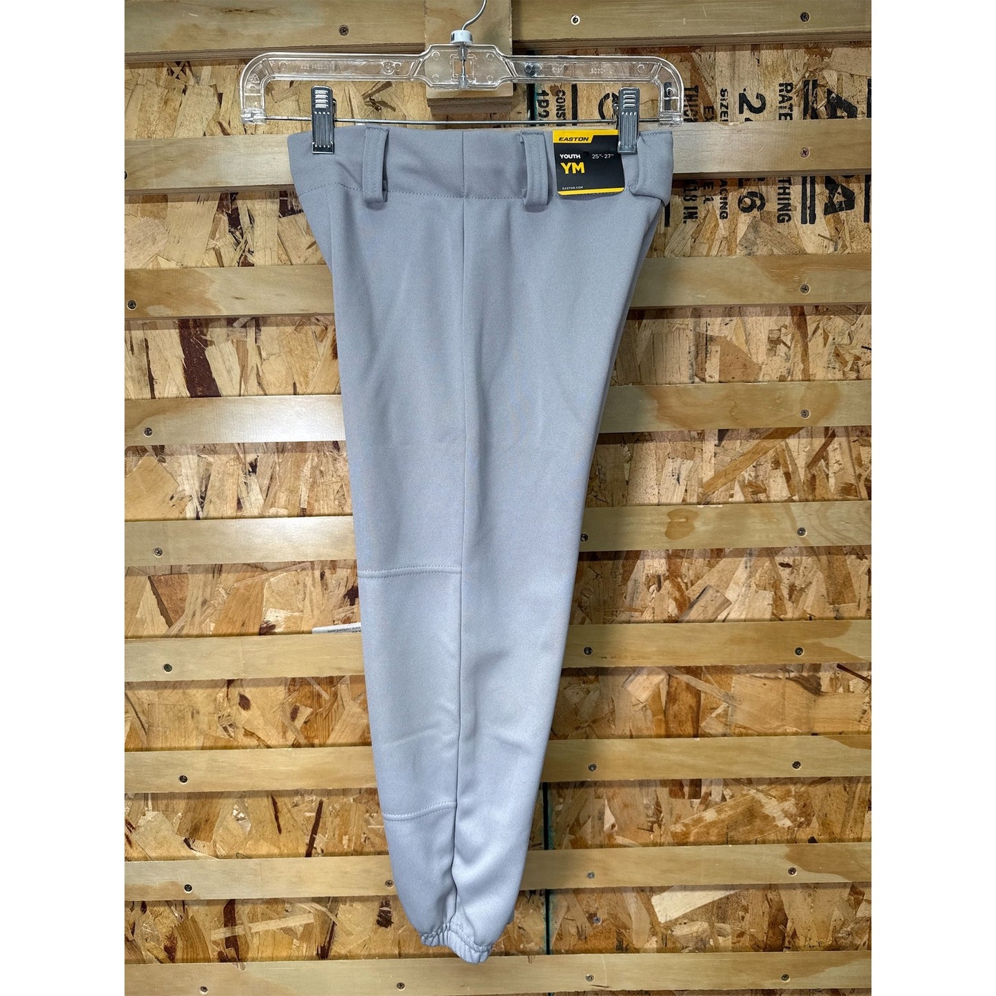 Easton Youth Pro Pull-Up Baseball Pants- Grey Youth Medium