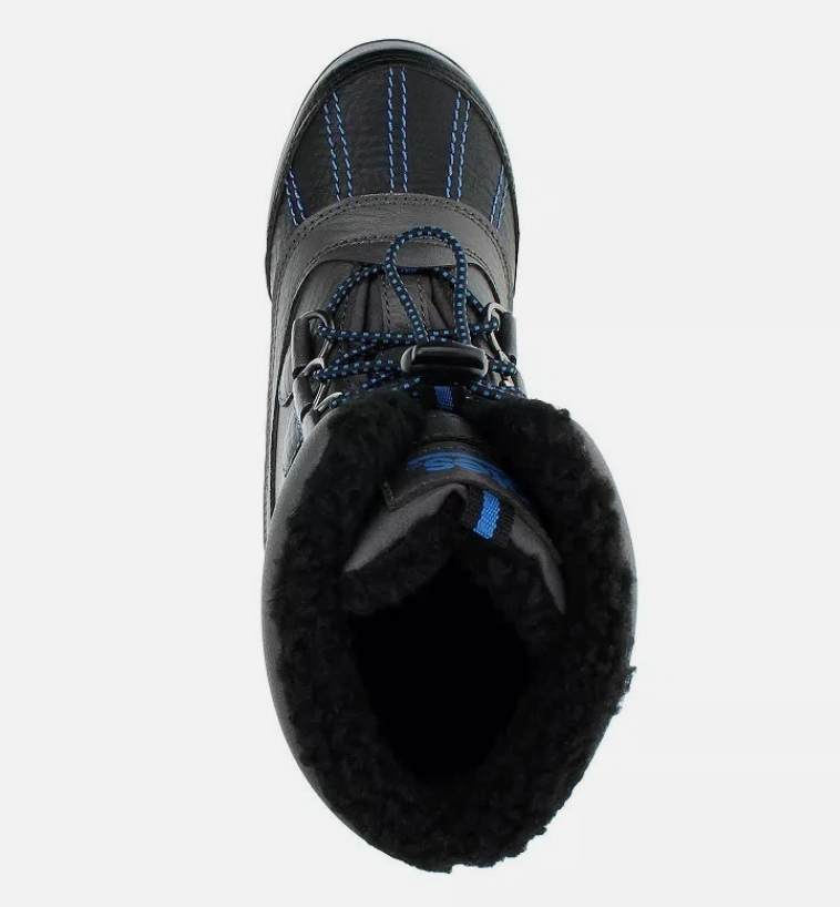 Totes David Unisex Snow Boots, Dark Gray, Size 5M