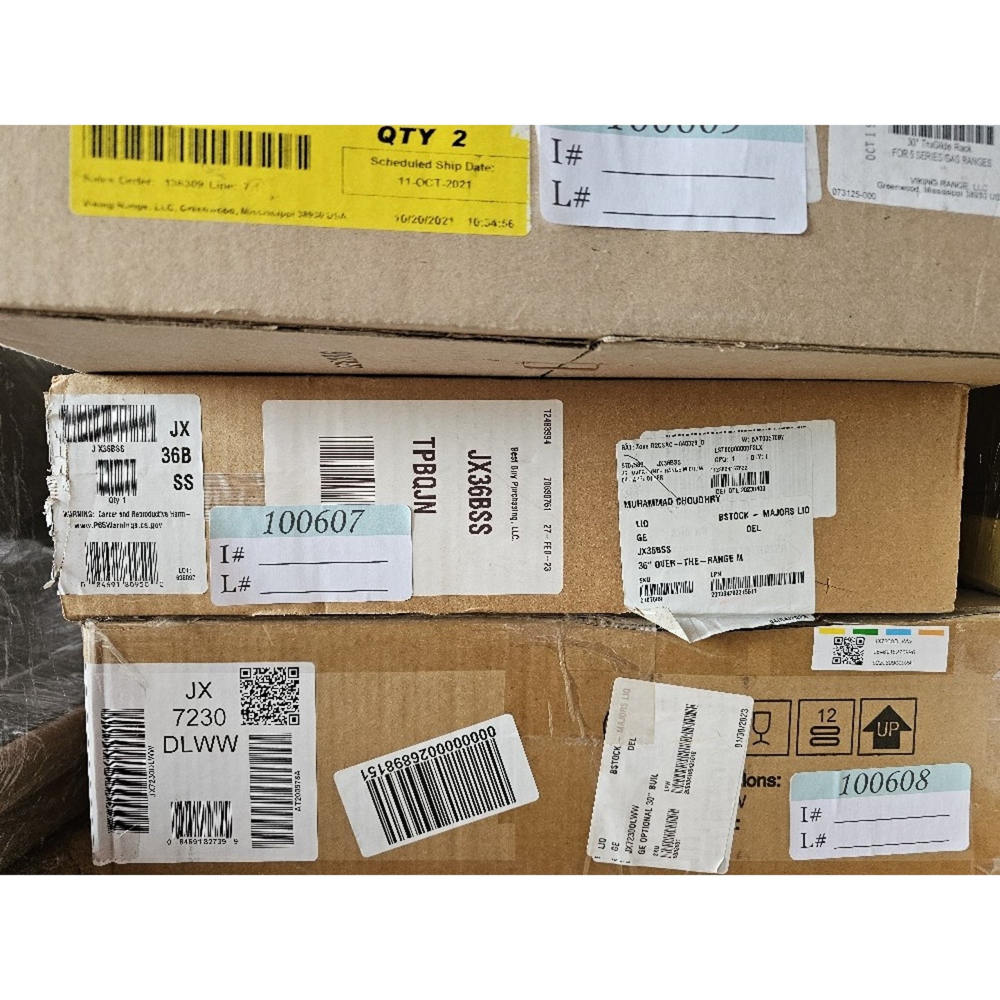 GE JX36BSS 36" Stainless Steel Over-the-Range Microwave Filler Kit