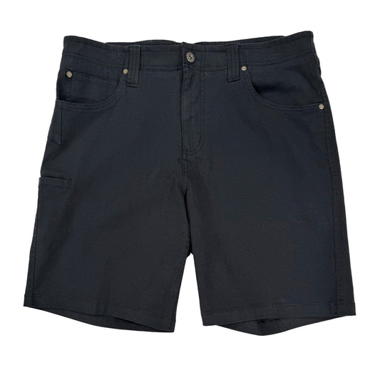 Buckhorn River Men's Stretch Canvas Utility Shorts - Black, Size 32