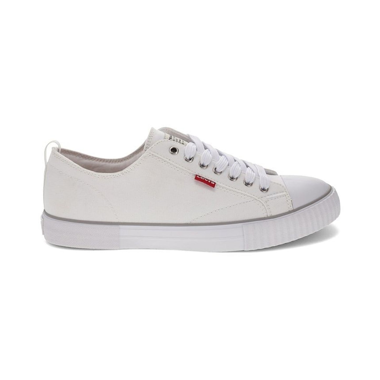 Levi's Men's Anikin Low Top Sneakers - White - Size 8 - All-Day Comfort