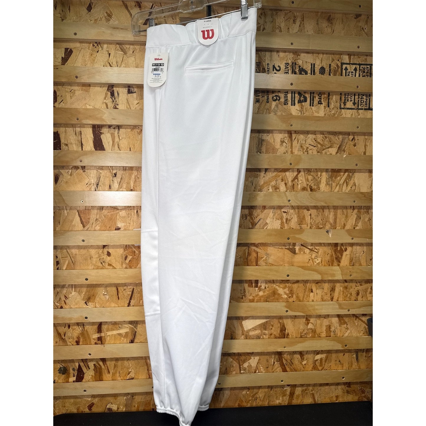 Wilson Adult X-Large Baseball Pants - Breathable, Comfortable, White, XL