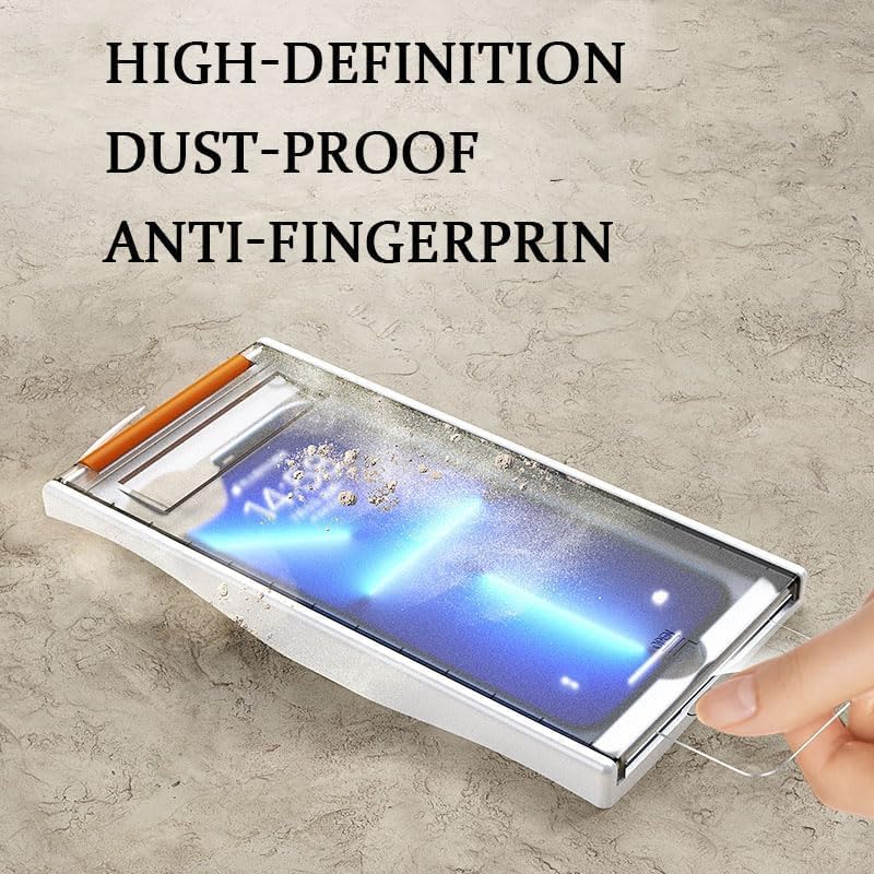 Funcat Screen Protector, Invisible Artifact Screen Protector - Dust Free Without Bubbles, for iPhone 12-15 Series (iphone 14Pro)