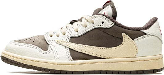 Jordan Preschool Air Jordan 1 Low OG SP PS DO5442 162 Travis Scott - Reverse Mocha - Size 12C
