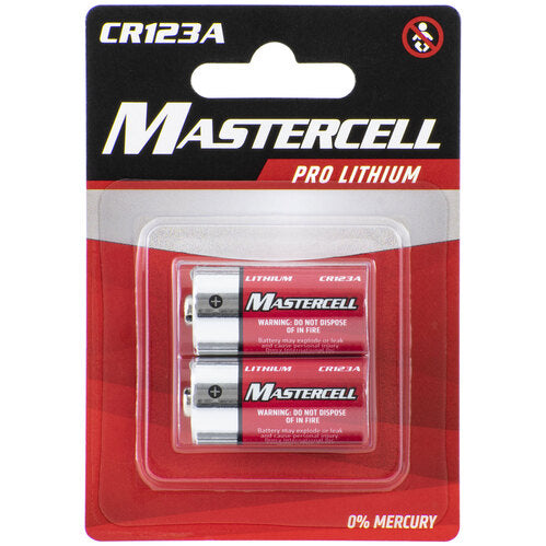 Dorcy MasterCell CR123 3V Lithium Batteries - 2 Pack
