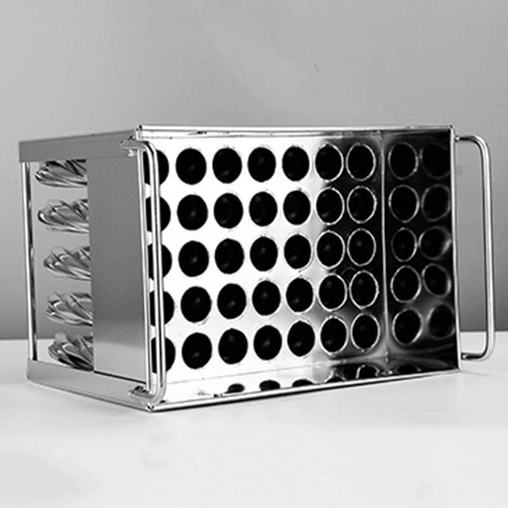 40Pcs Stainless Steel Popsicle Molds Metal Ice Cream Molds Large Durable Popsicle Mold Silver Ice Cream Mold for Home Commercial Use Single Cup Capacity 82g (40Pcs/82g)