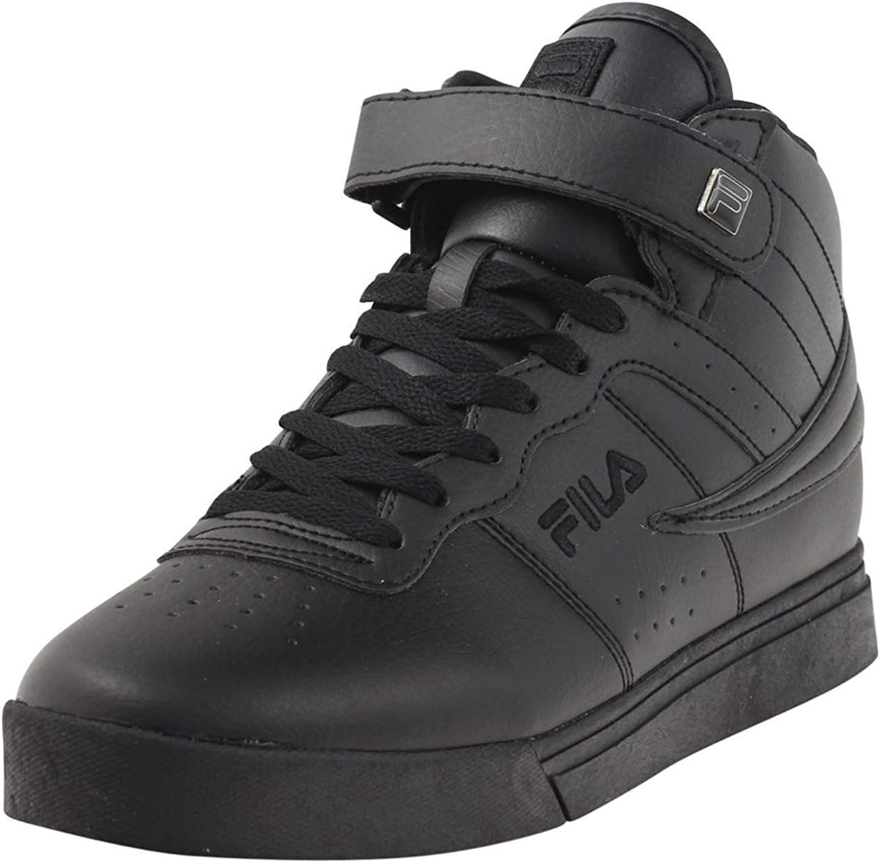 Fila Men's Vulc 13 High-Top Sneakers - Black, Size 10