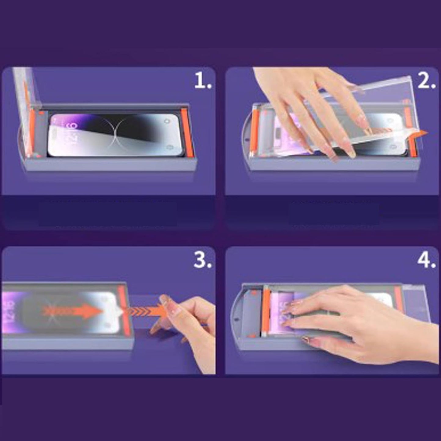 Funcat Screen Protector, Invisible Artifact Screen Protector - Dust Free Without Bubbles, for iPhone 12-15 Series (iphone 14Pro)