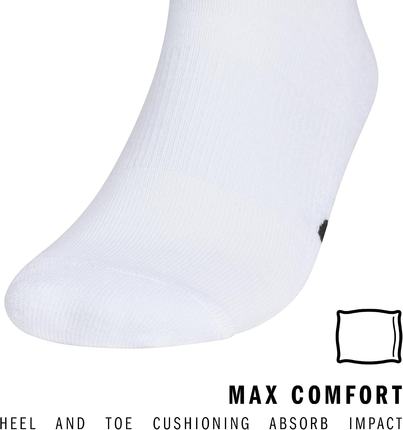 Adidas Rivalry Unisex Over-the-Calf Soccer Socks - 2 Pairs, White/Black, Size S