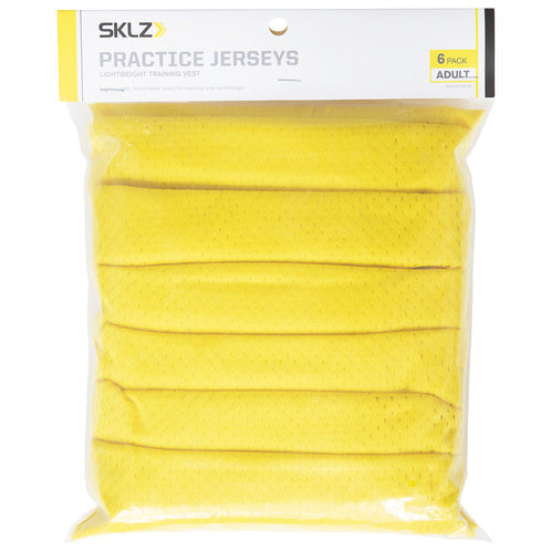SKLZ Adult Practice Scrimmage Vests - 6-Pack, Yellow