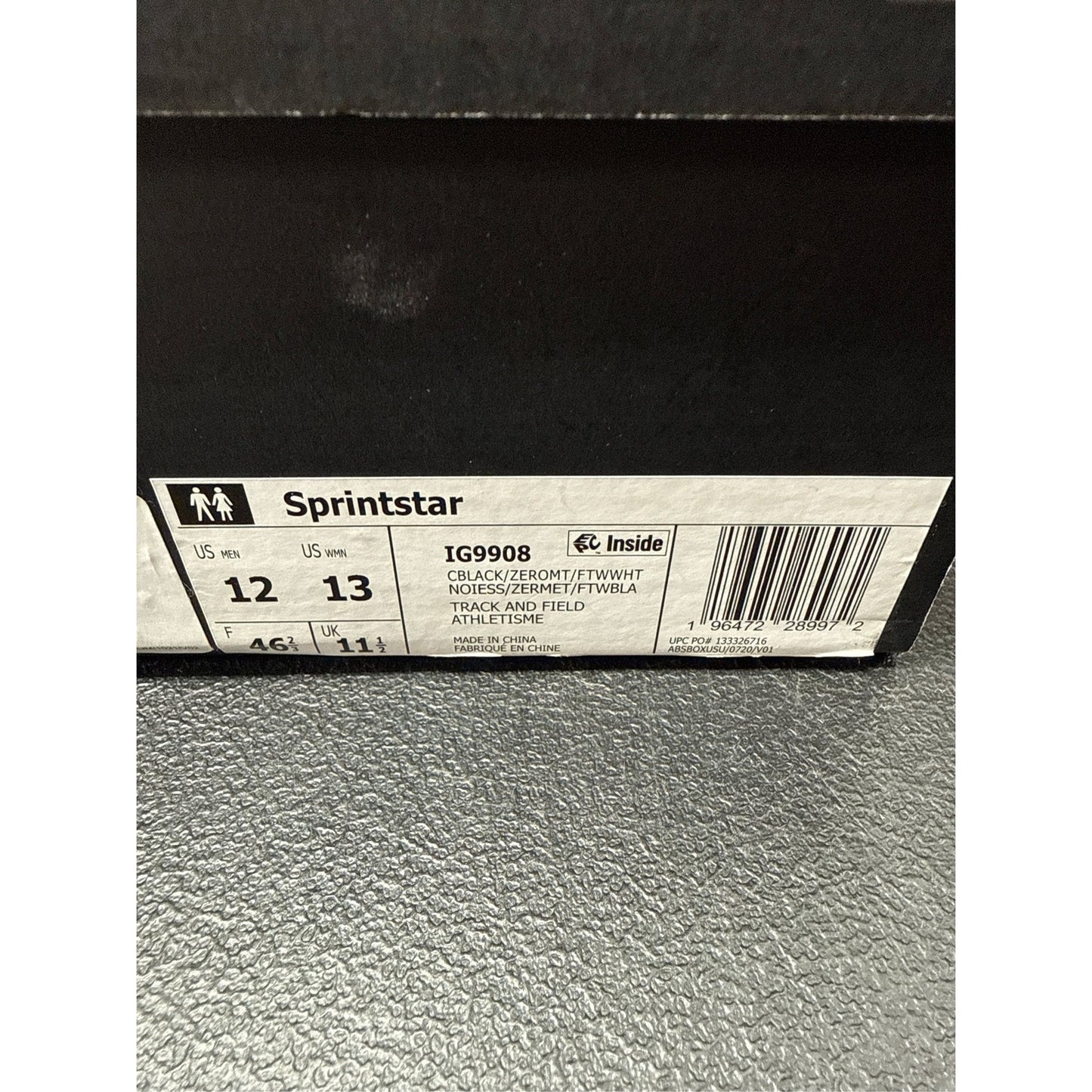 adidas Men's Sprintstar Track and Field Cleats for Speed and Support, 12M/13W