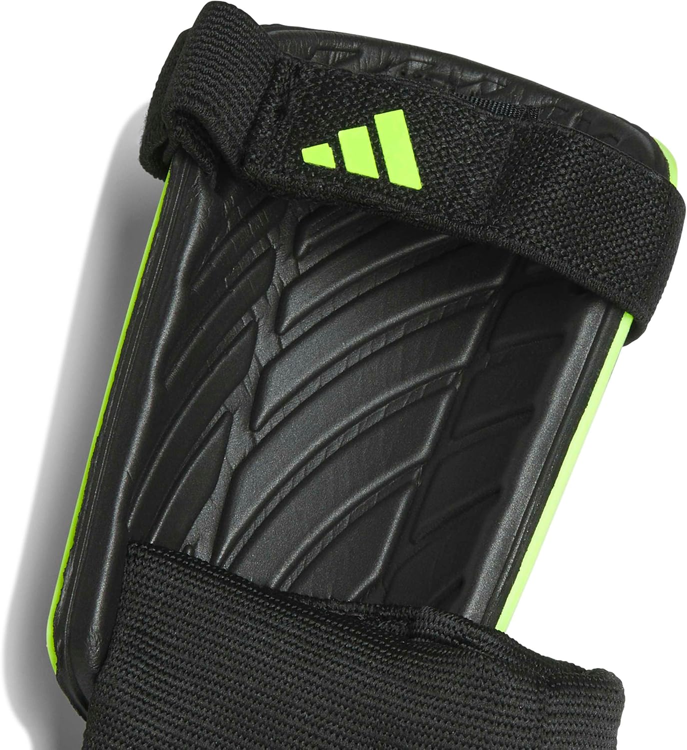 Adidas Youth Tiro Match Soccer Shin Guards - Lucid Lemon/Black