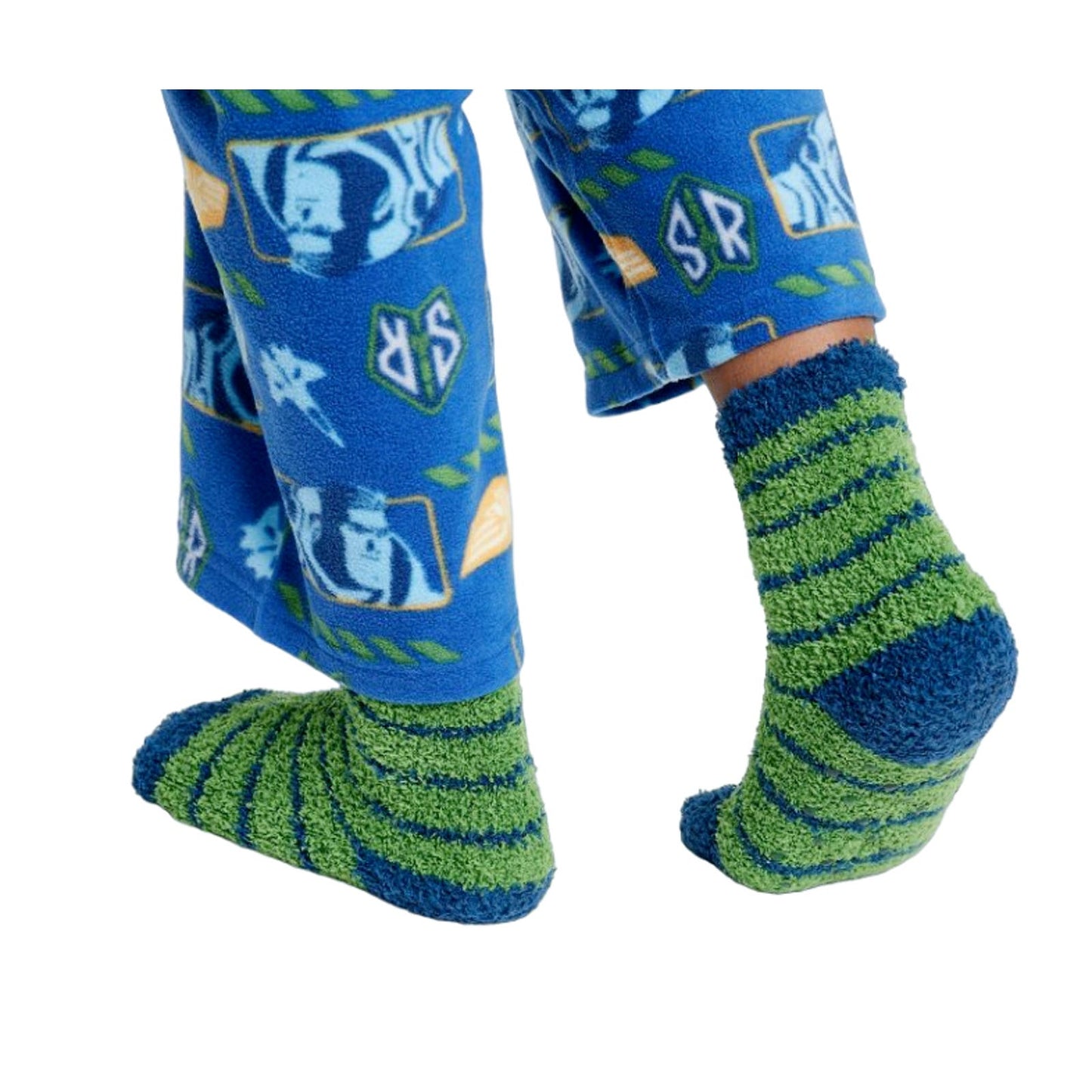 Boys' Disney Pixar Toy Story Buzz Lightyear 2pc Long Sleeve Pajama Set Socks S