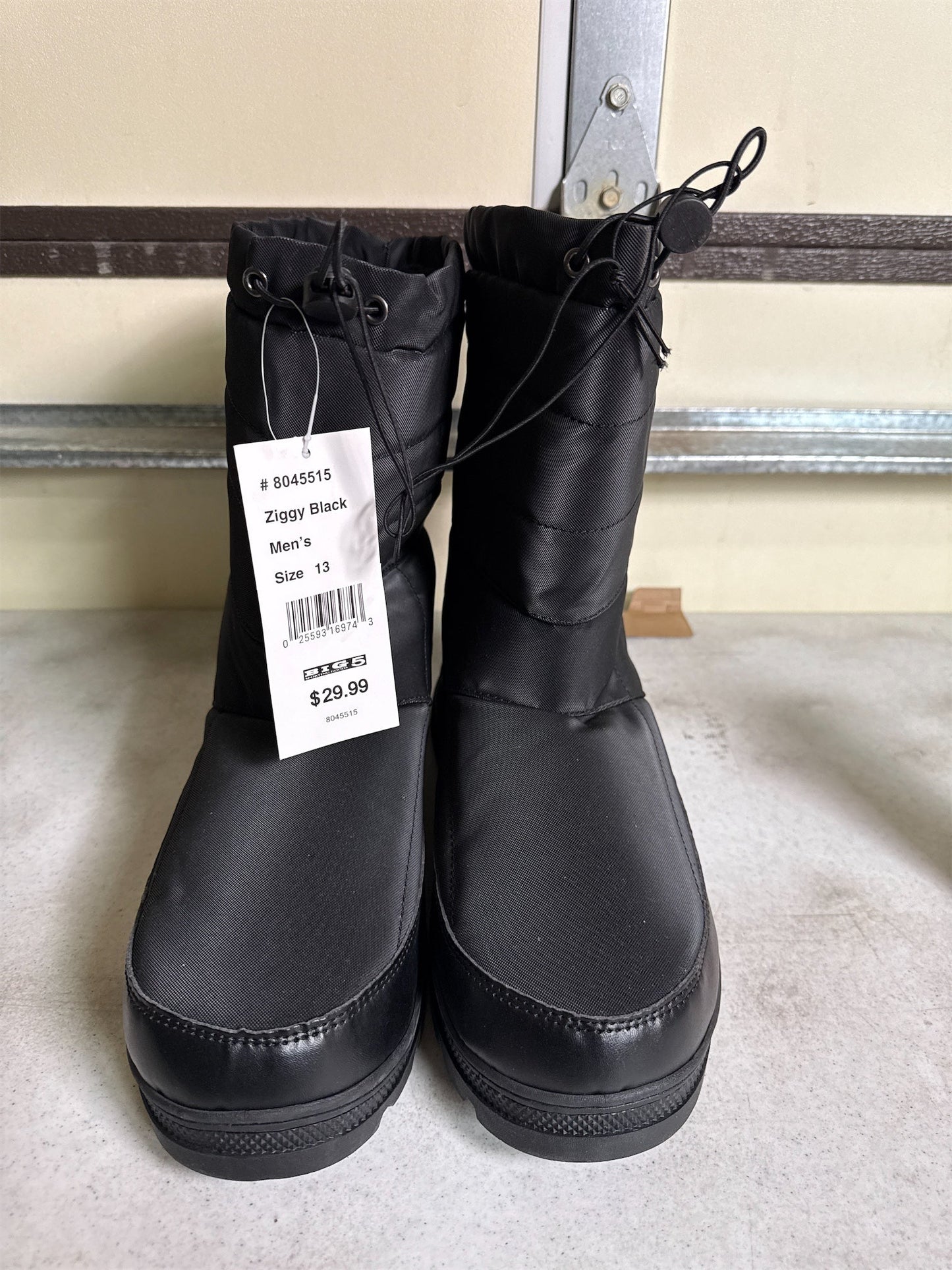 Rugged Exposure Men's Ziggy II 10" Winter Boots - Black, Size 13