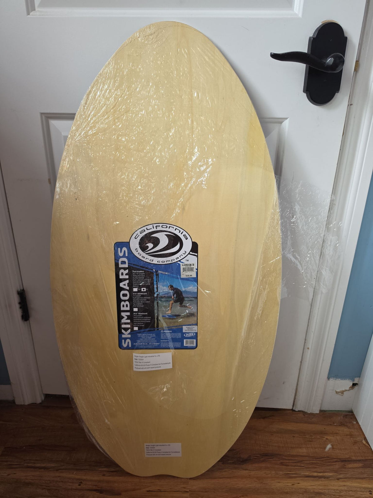 California Board Company Foot Grabber Skimboard - Blue/Black