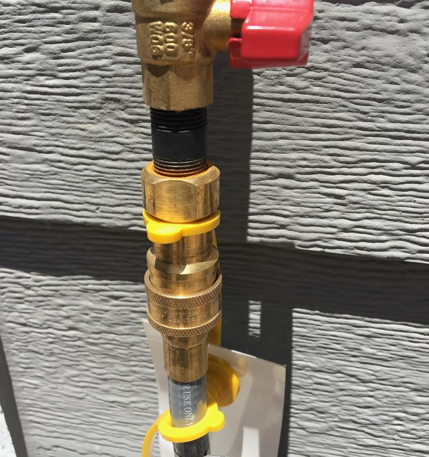 15 Feet 3/8 inch ID Natural Gas Grill Hose with Quick Connect Fittings, Natural Gas Line for Grill, Pizza Oven, Heater and More Low Pressure Appliance