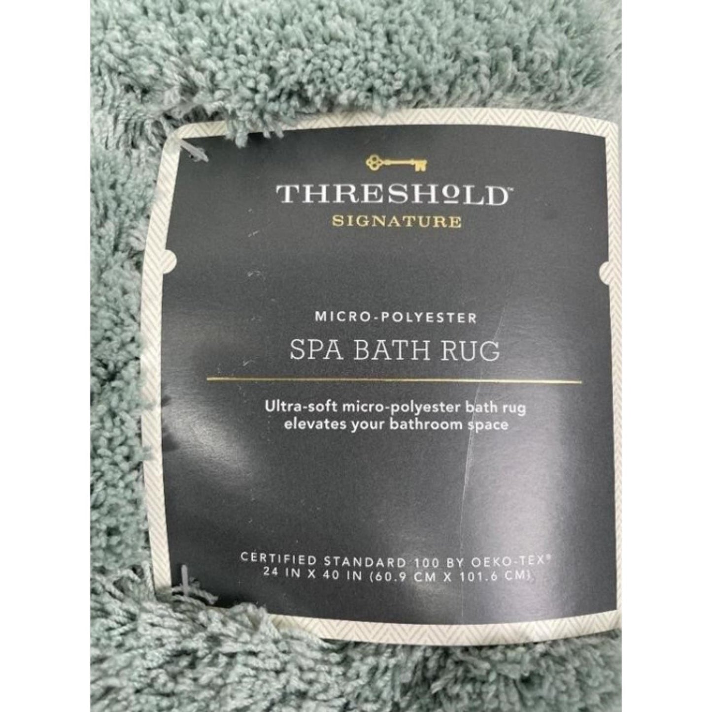 Threshold Signature - Spa Bath Rug Light Green 24"x40"