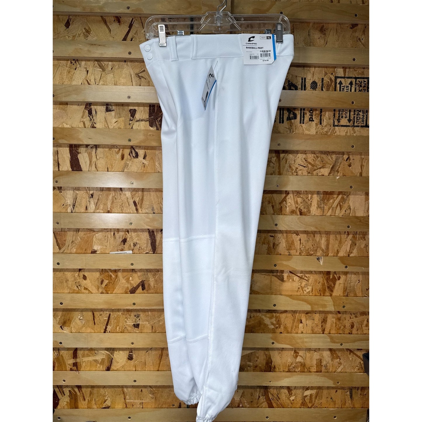 Champro Cycle Pull-Up Youth Baseball Pants with Belt Loops- XL
