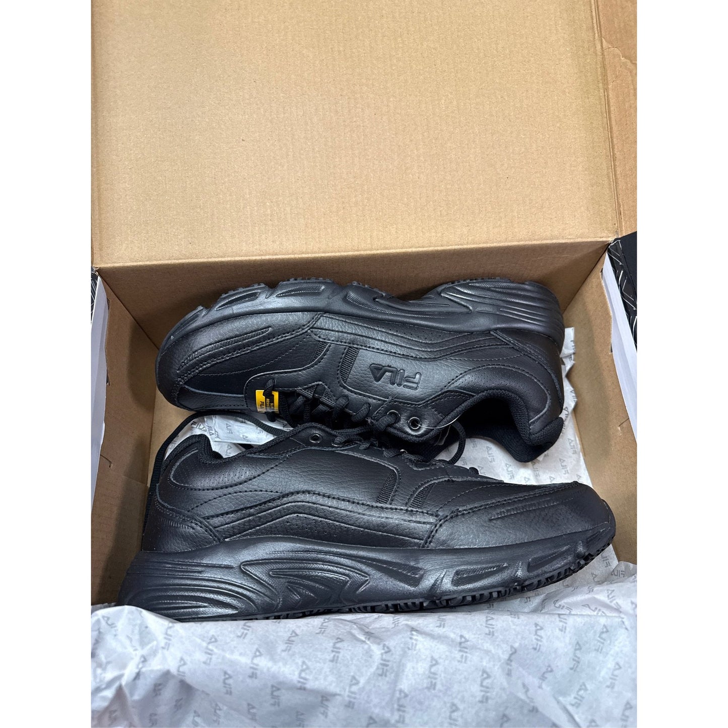 Fila Men's Memory Workshift Slip-Resistant Athletic Shoes, Size 10