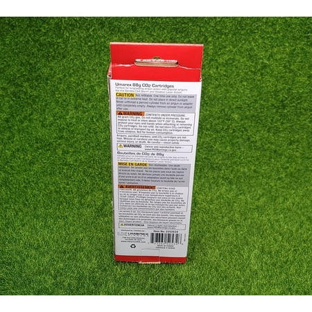 Umarex 88g CO2 Cartridges, High-Grade Pre-Filled Powerlets - 2 Pack