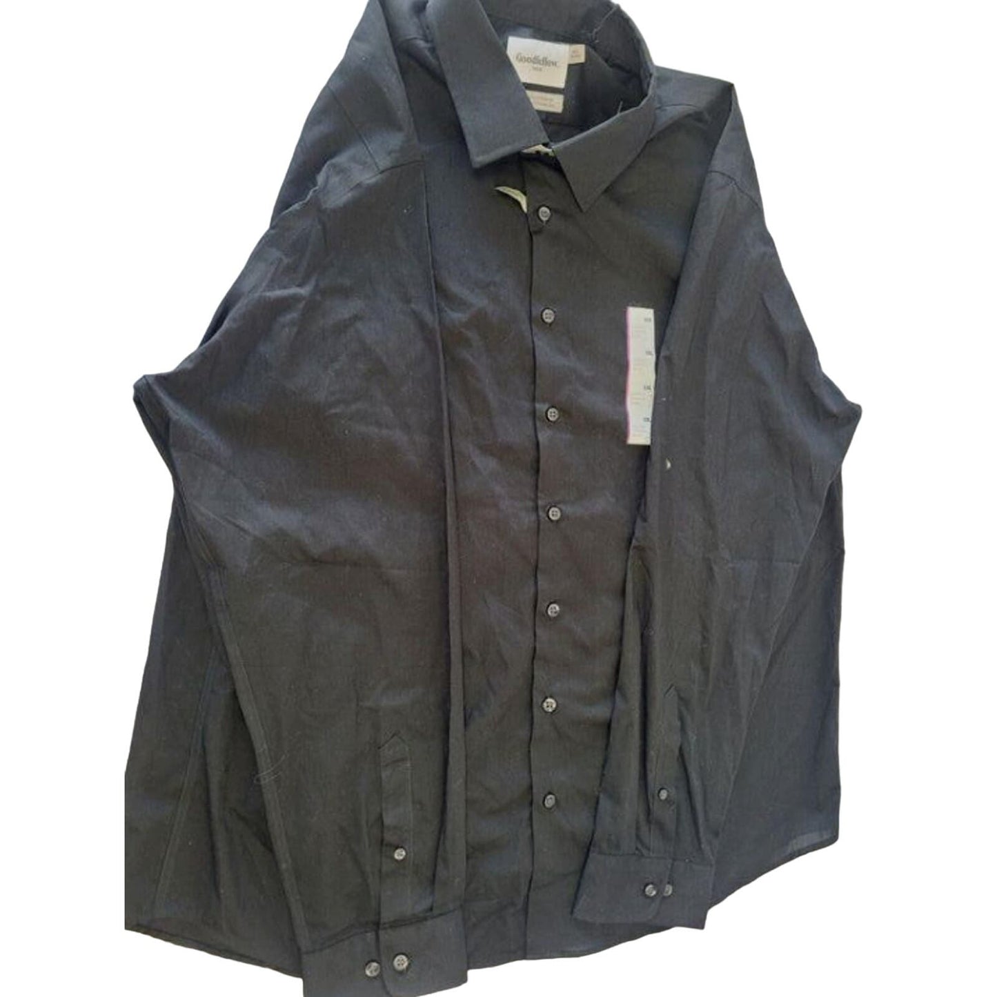 Goodfellow & Co Black Shirt Long Sleeve, Size XXL