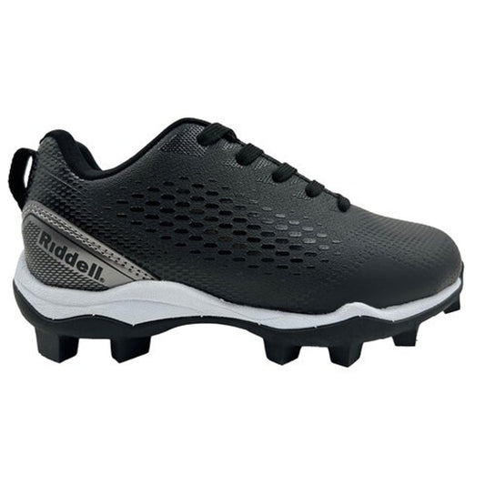 Riddell Brawl Youth RM Football Cleats - Lightweight, Durable - Size 11