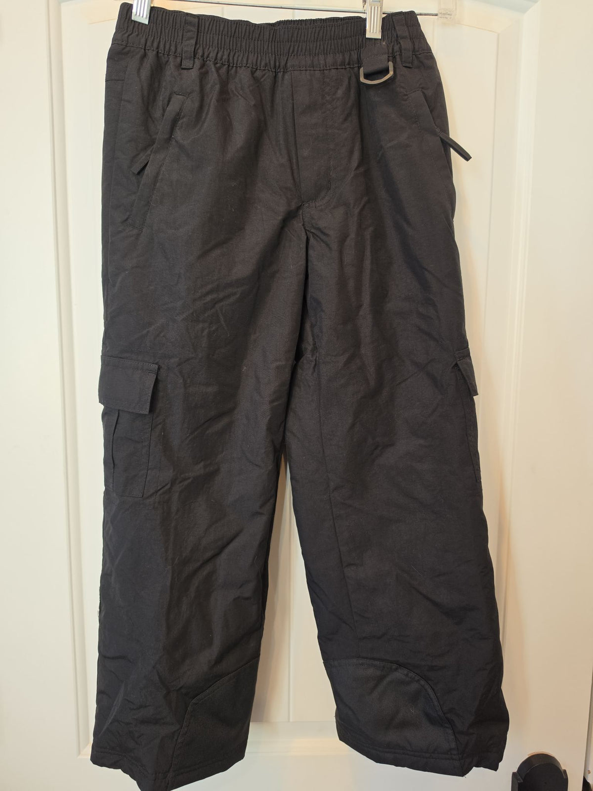 Sport Essentials Youth Cargo Snow Pants, Black, Size 8