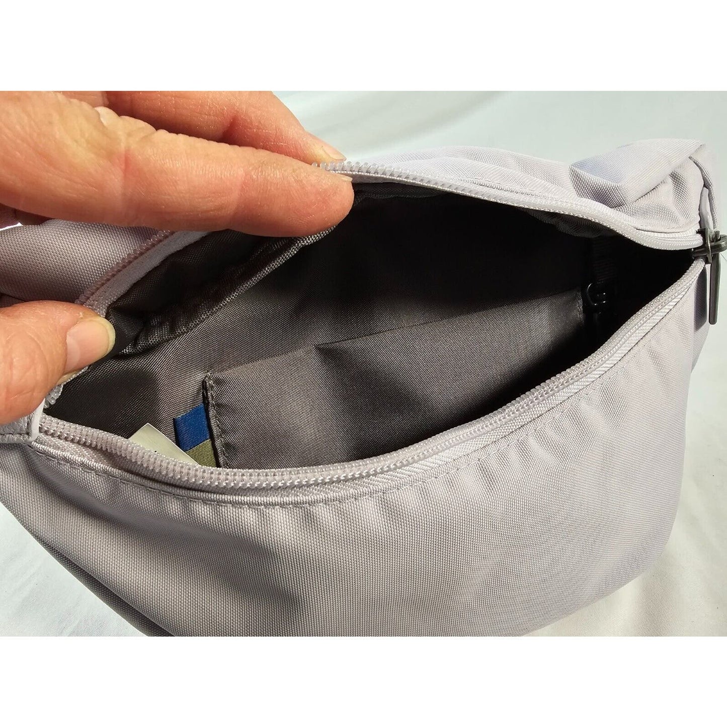 Lavender Convertable Belt Bag, Waist Pack, Fanny Pack, 2 Pockets -Open Story